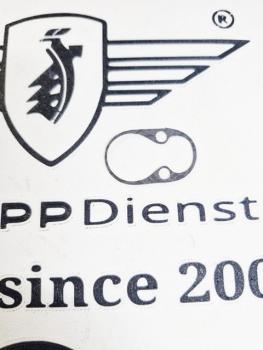 Zündapp Vergaser Deckel Dichtung Seitenschwimmer ab Bing 16mm - 267-04.907  " Elring - Das Original "